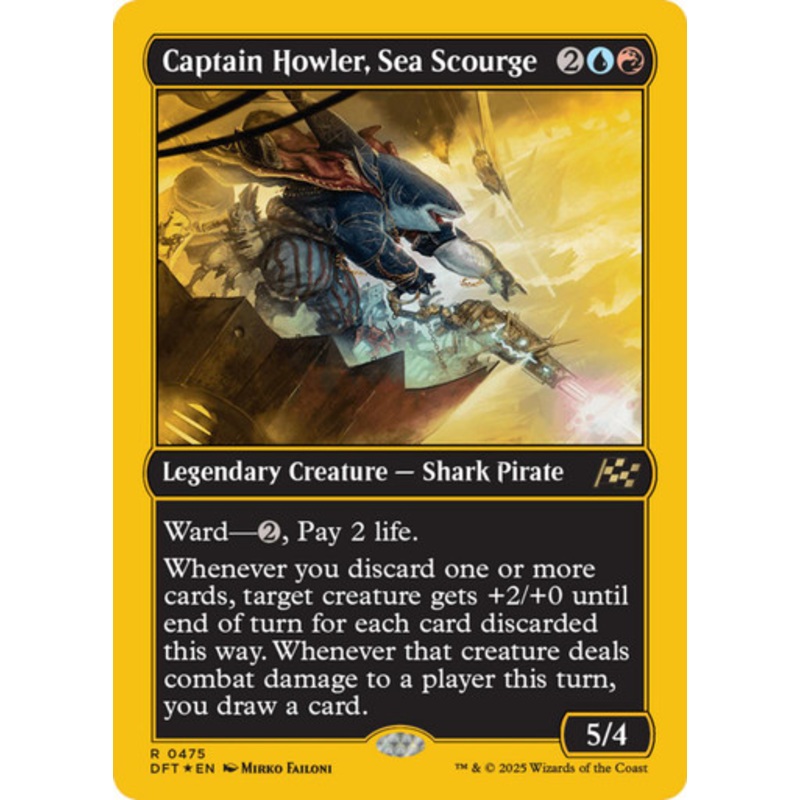 Captain Howler, Sea Scourge (First-Place Foil)
