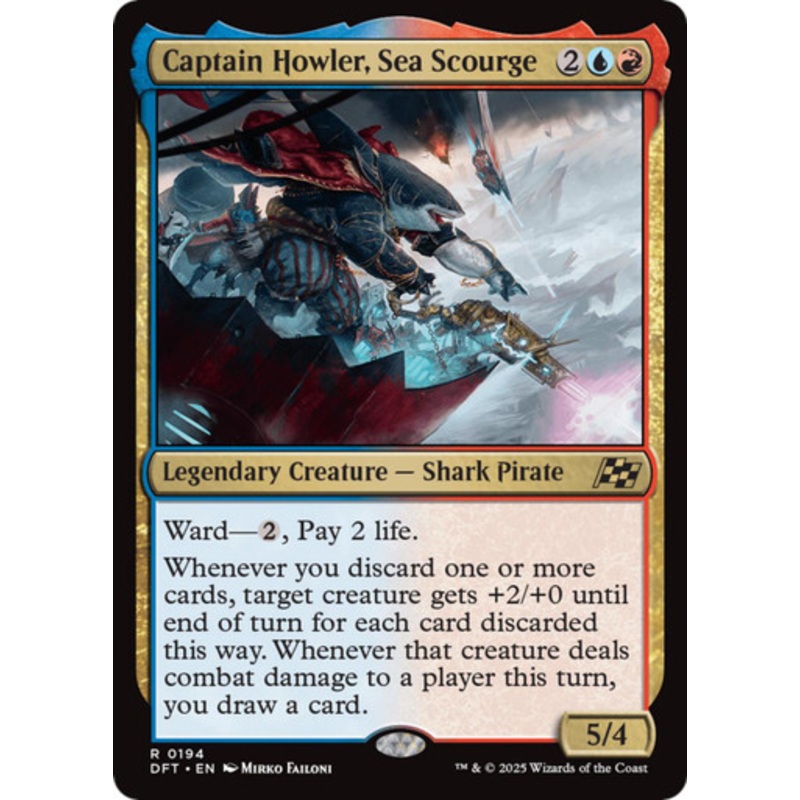 Captain Howler, Sea Scourge (Foil) | Aetherdrift
