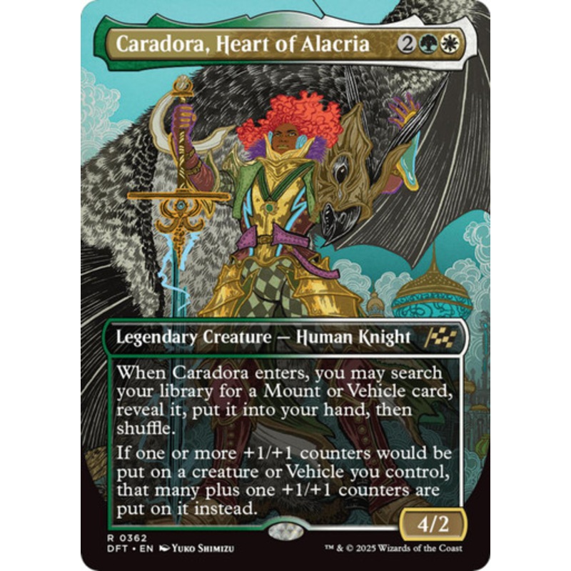 Caradora, Heart of Alacria (Borderless Art) | Aetherdrift