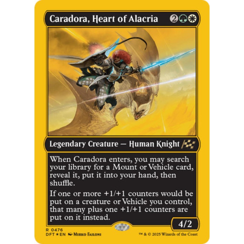 Caradora, Heart of Alacria (First-Place Foil) | Aetherdrift