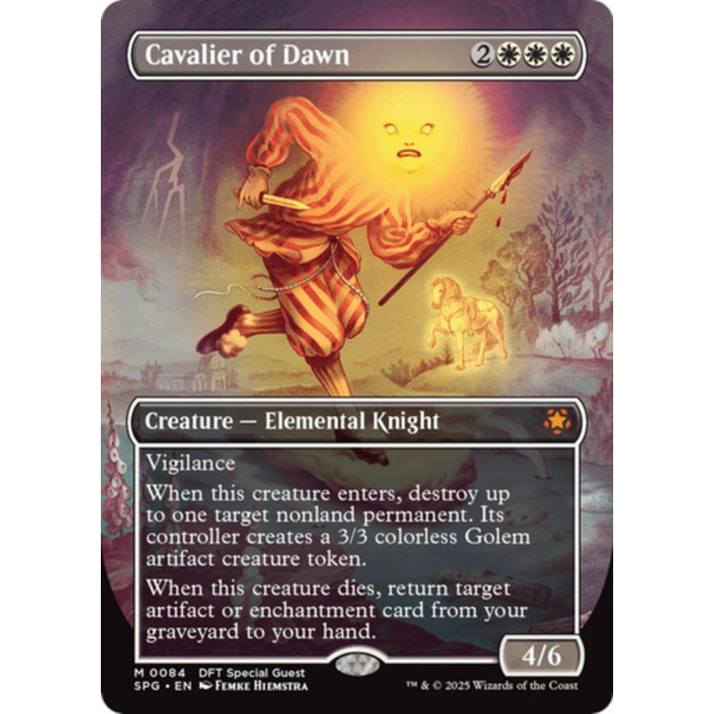 Cavalier of Dawn (Borderless Art)