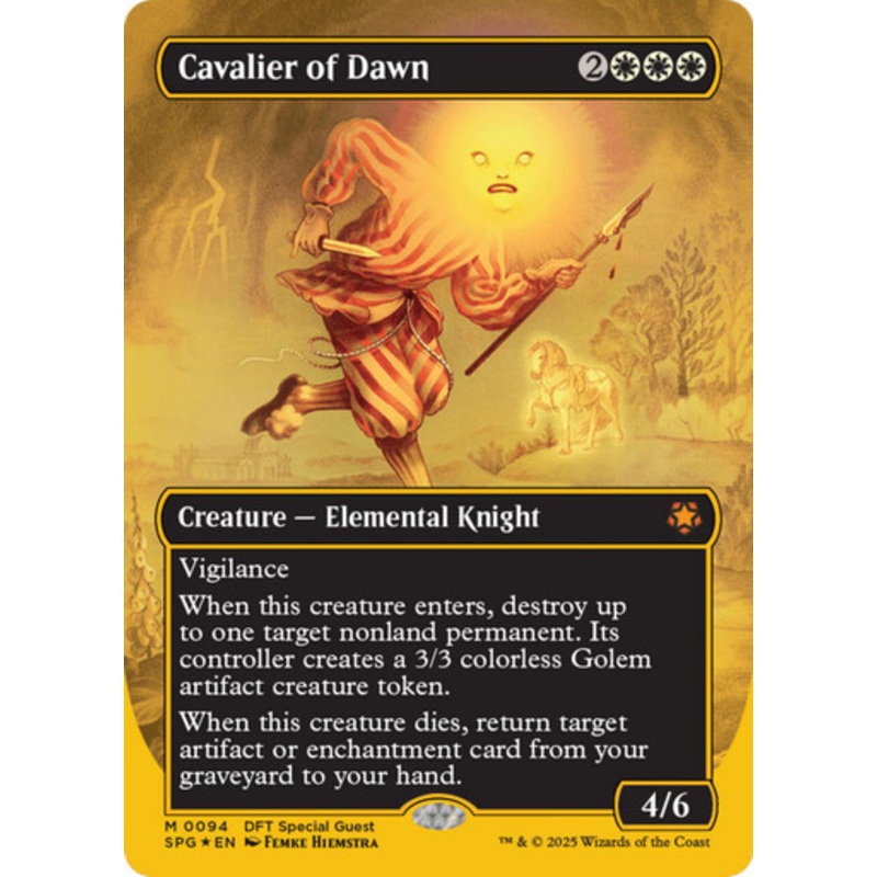 Cavalier of Dawn (Borderless First-Place Foil) | Special Guests