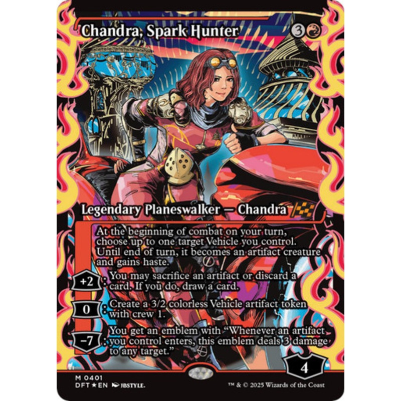 Chandra, Spark Hunter (Japan Showcase Foil) | Aetherdrift