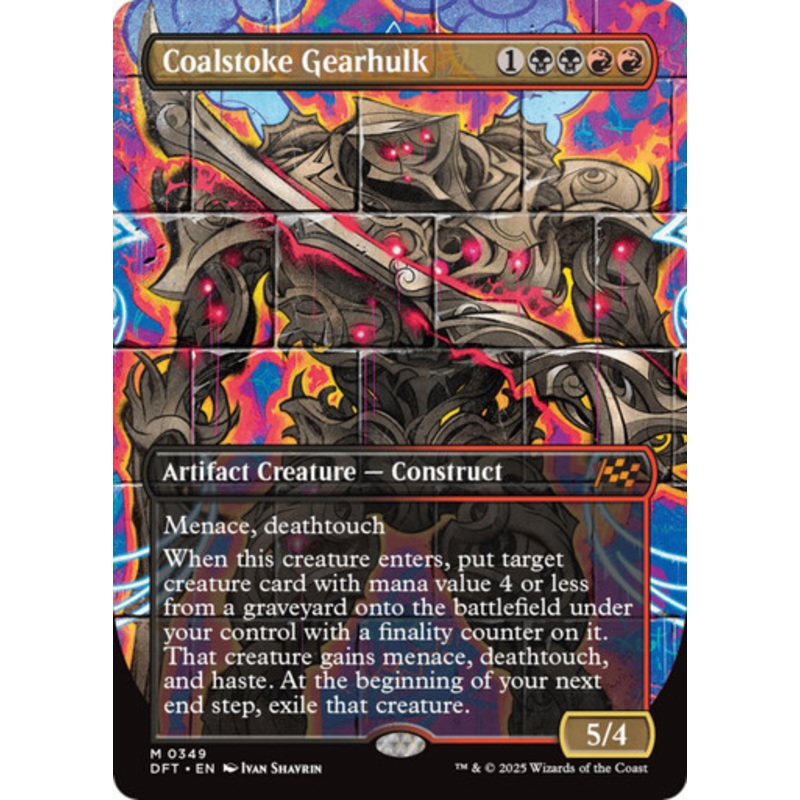 Coalstoke Gearhulk (Borderless Art) | Aetherdrift