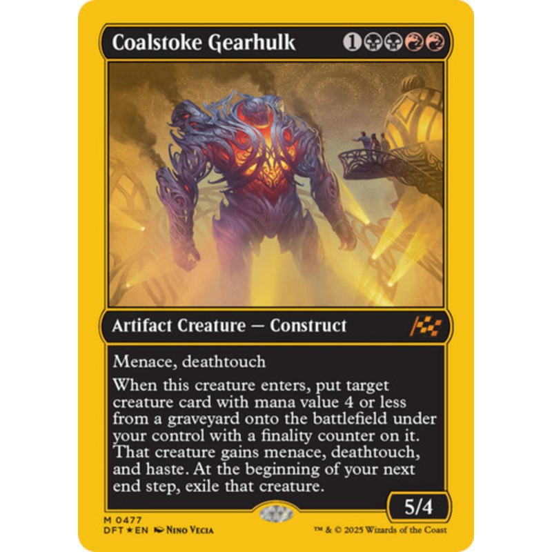 Coalstoke Gearhulk (First-Place Foil)
