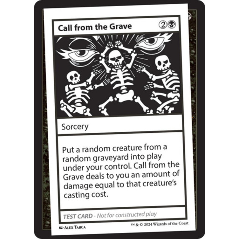 Call from the Grave (Playtest Card – Mystery Booster 2) | Mystery Booster 2