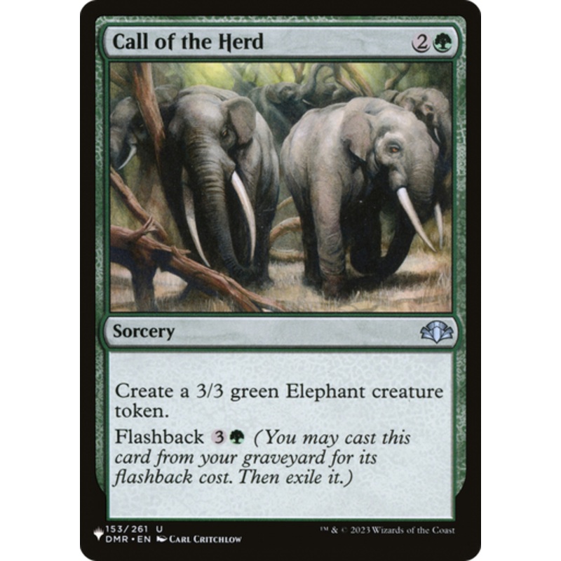 Call of the Herd (The List Reprint) | Dominaria Remastered