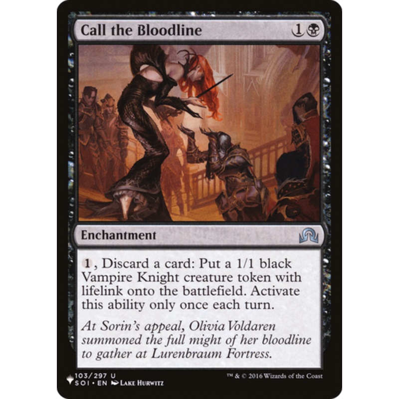 Call the Bloodline (The List Reprint) | Shadows over Innistrad