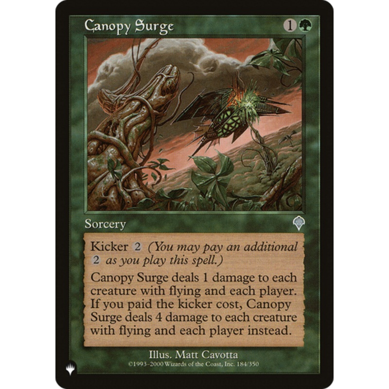 Canopy Surge (The List Reprint) | Invasion