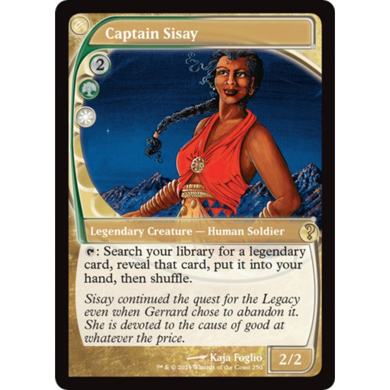 Captain Sisay (Future Frame Foil) | Mystery Booster 2