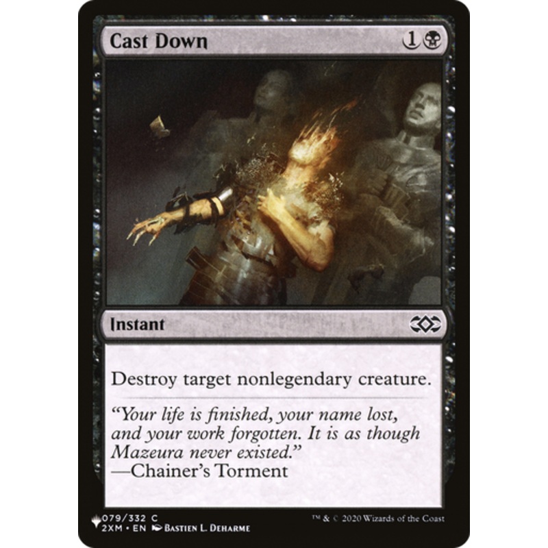 Cast Down (The List Reprint) | Double Masters
