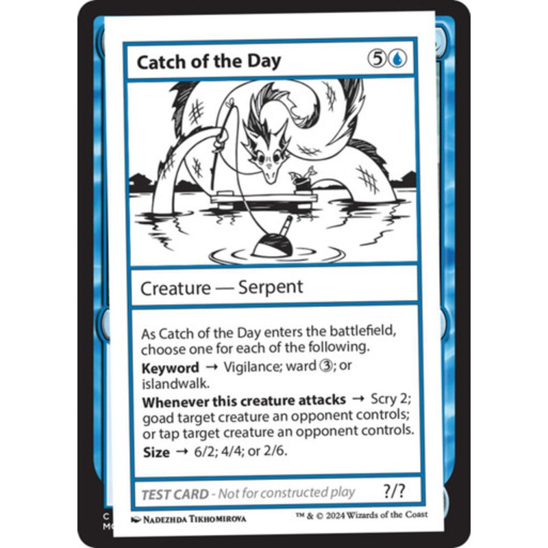 Catch of the Day (Playtest Card – Mystery Booster 2) | Mystery Booster 2