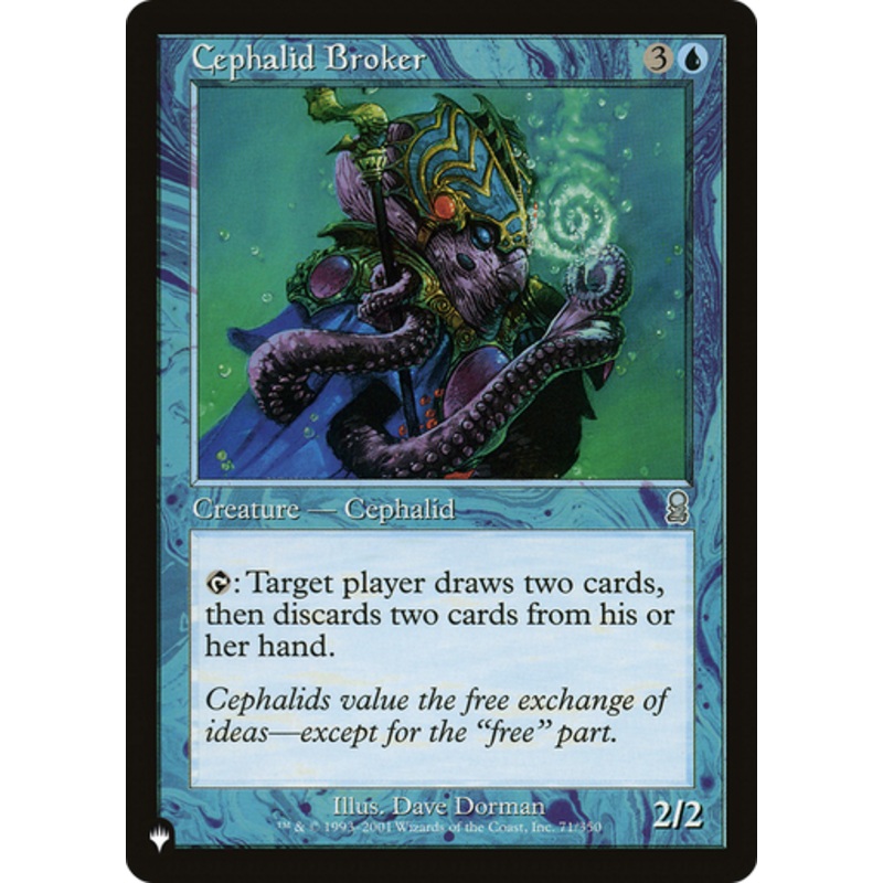 Cephalid Broker (The List Reprint) | Odyssey