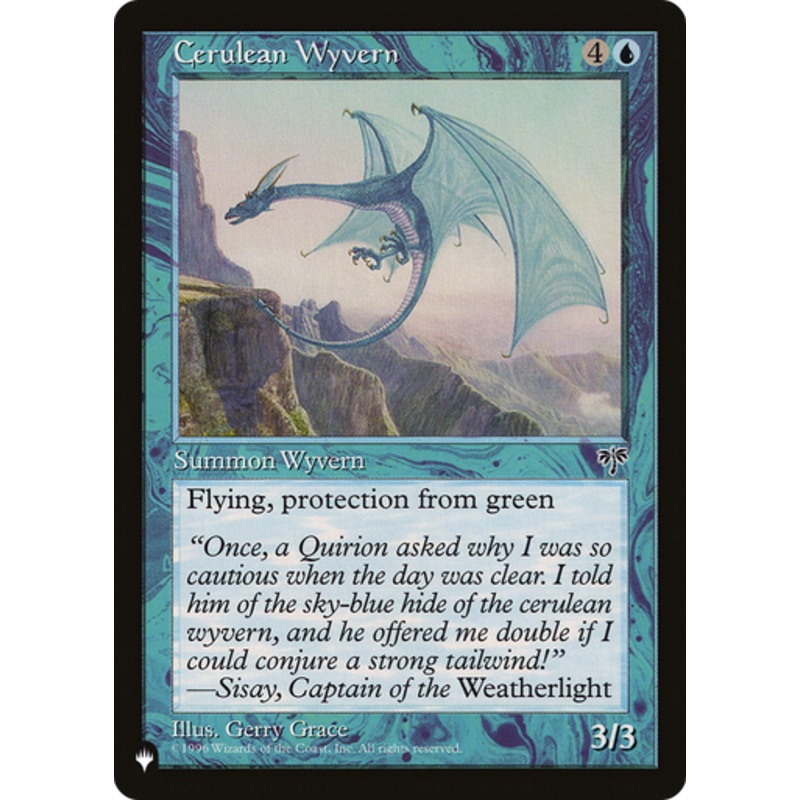 Cerulean Wyvern (The List Reprint) | Mirage