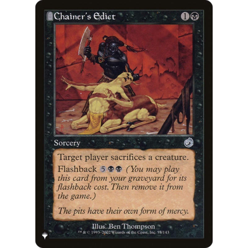 Chainer’s Edict (The List Reprint) | Torment