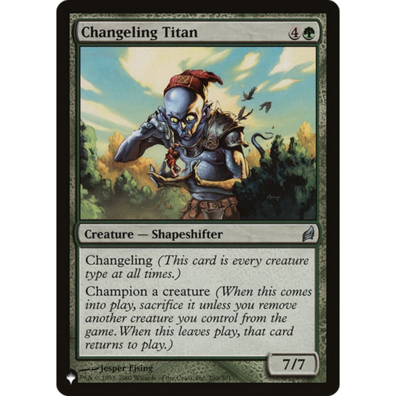 Changeling Titan (The List Reprint) | Lorwyn