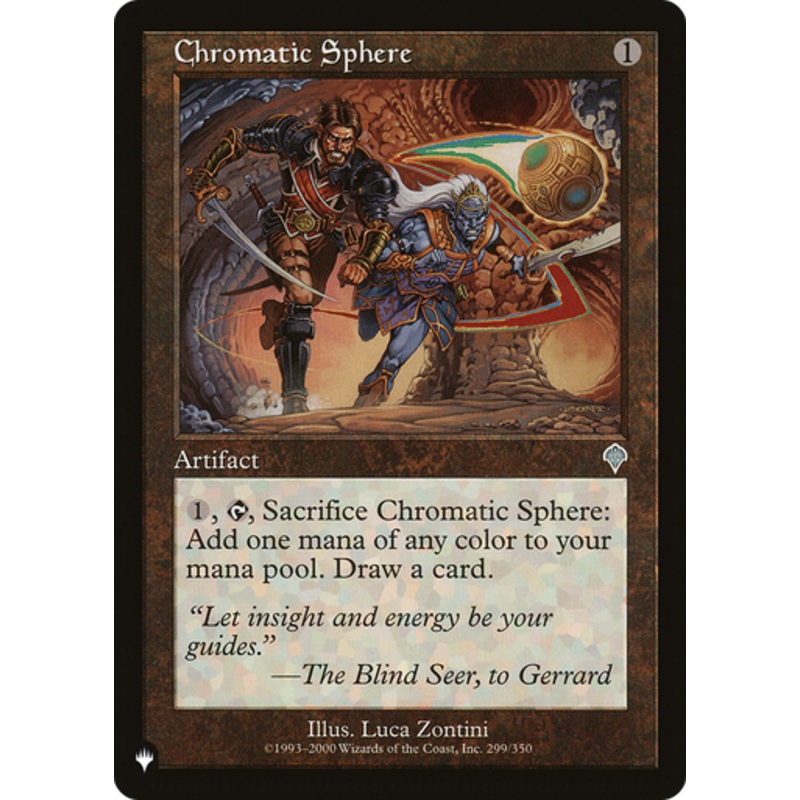 Chromatic Sphere (The List Reprint) | Invasion
