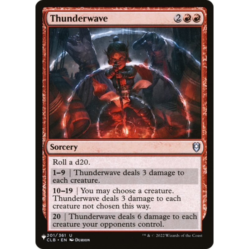 Thunderwave (The List Reprint) | Commander Legends: Battle for Baldur’s Gate