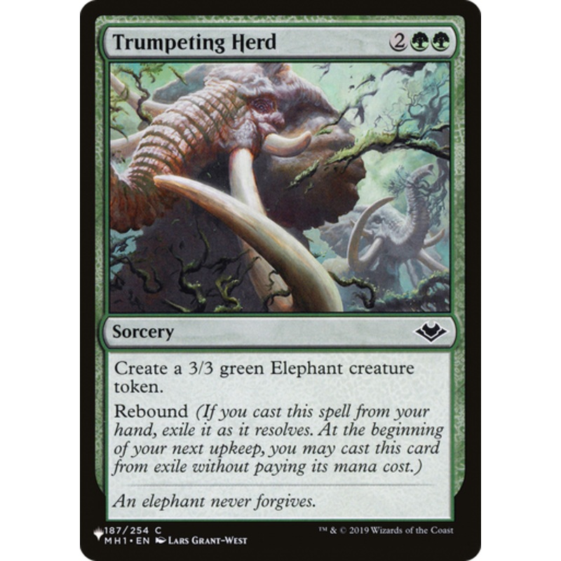 Trumpeting Herd (The List Reprint) | Modern Horizons