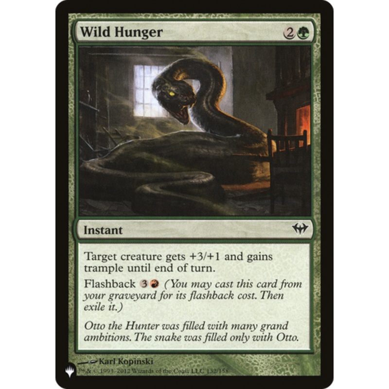 Wild Hunger (The List Reprint) | Dark Ascension