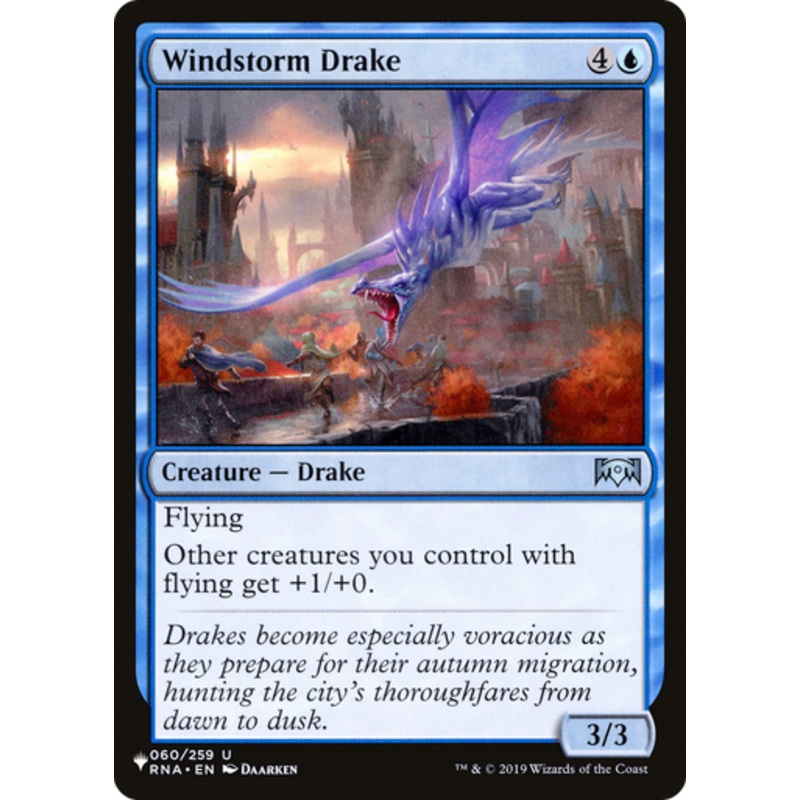 Windstorm Drake (The List Reprint) | Ravnica Allegiance