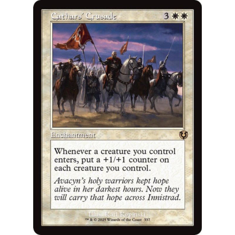 Cathars’ Crusade (Retro Frame) | Innistrad Remastered