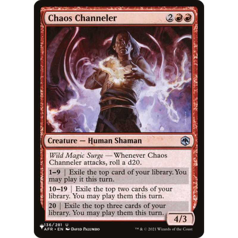 Chaos Channeler (The List Reprint) | Adventures in the Forgotten Realms
