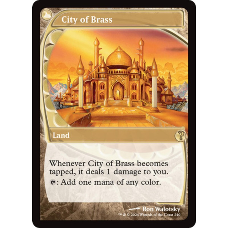 City of Brass (Future Frame) | Mystery Booster 2