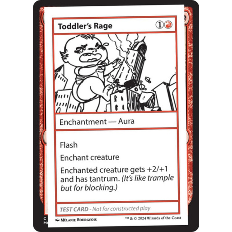 Toddler’s Rage (Playtest Card – Mystery Booster 2) | Mystery Booster 2