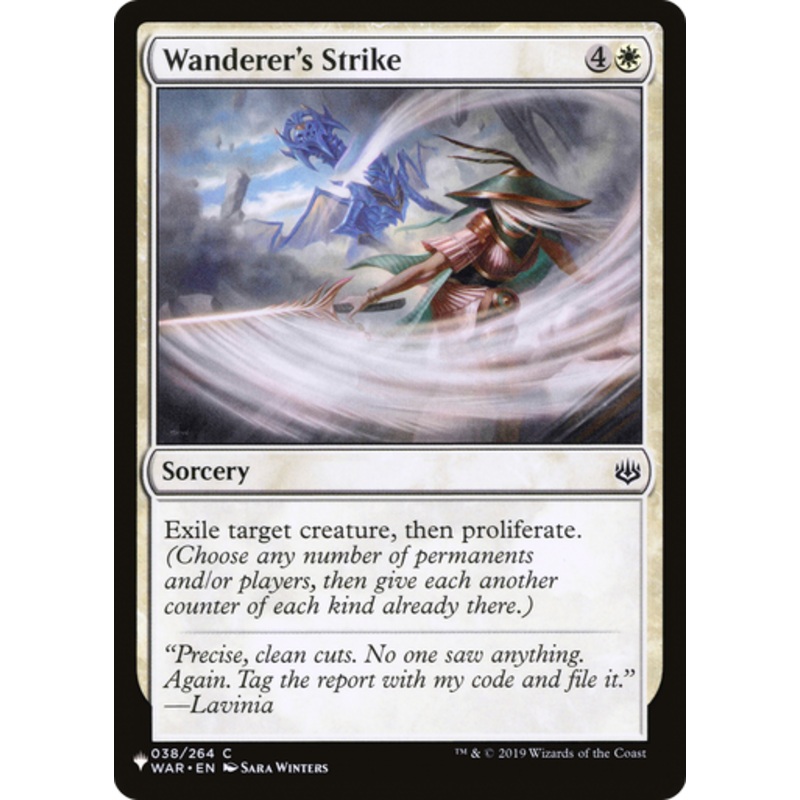 Wanderer’s Strike (The List Reprint) | War of the Spark