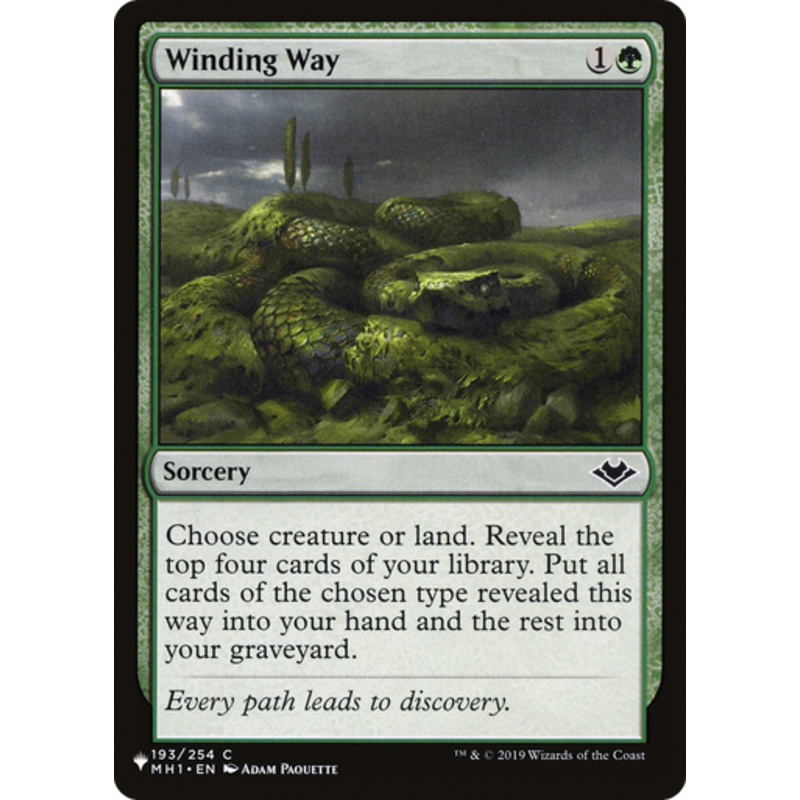 Winding Way (The List Reprint) | Modern Horizons