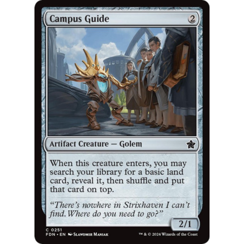 Campus Guide (Foil) | Foundations