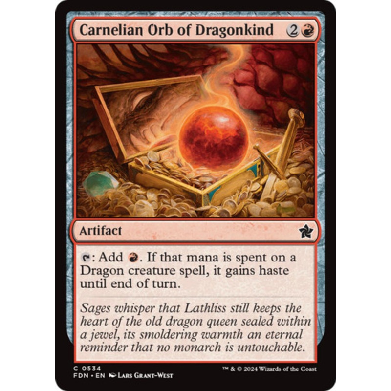 Carnelian Orb of Dragonkind | Foundations