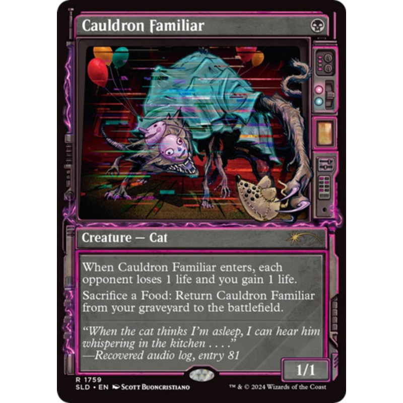 Cauldron Familiar (Showcase Foil) (Secret Lair – Showcase: Duskmourn) | Secret Lair Drops
