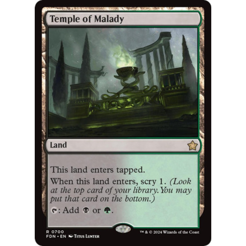 Temple of Malady | Foundations