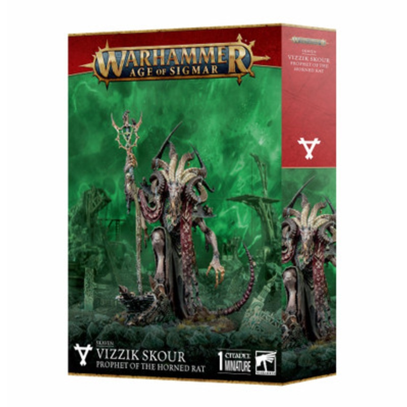 Warhammer Age of Sigmar – Skaven: Vizzik Skour, Prophet of the Horned Rat