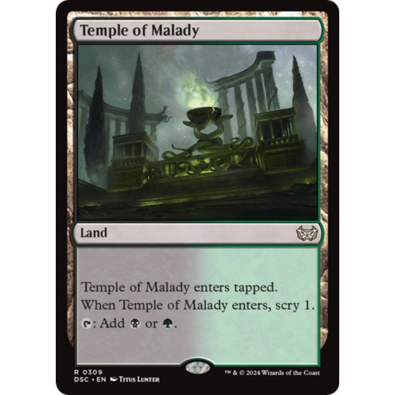 Temple of Malady | Duskmourn: House of Horror Commander