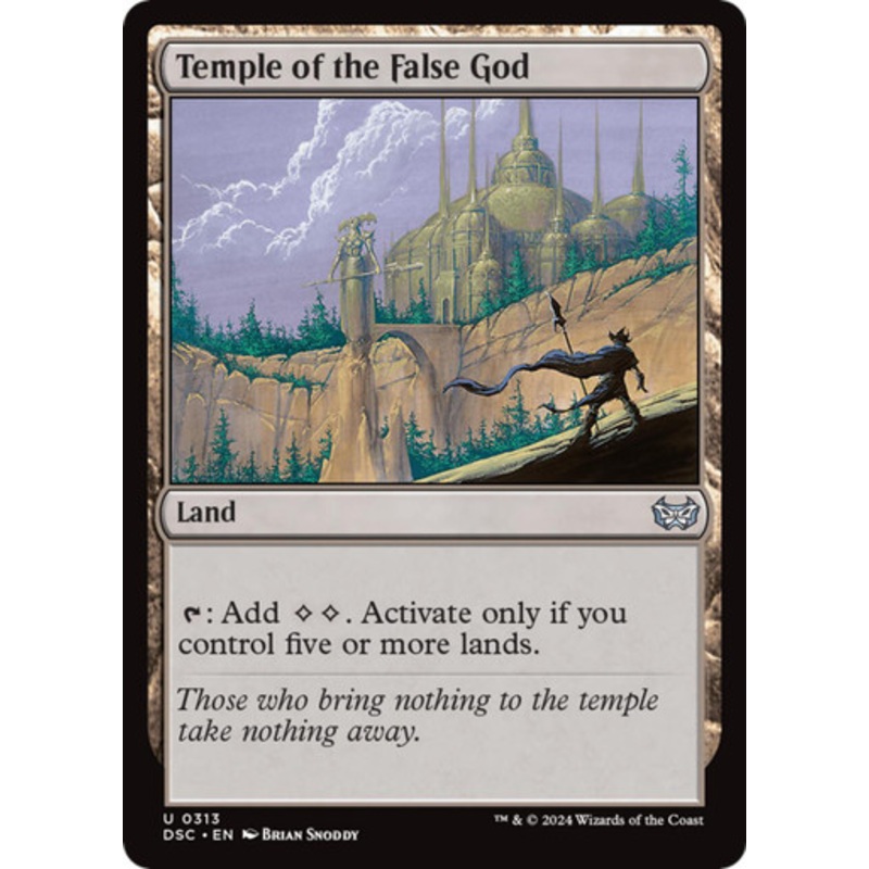 Temple of the False God | Duskmourn: House of Horror Commander