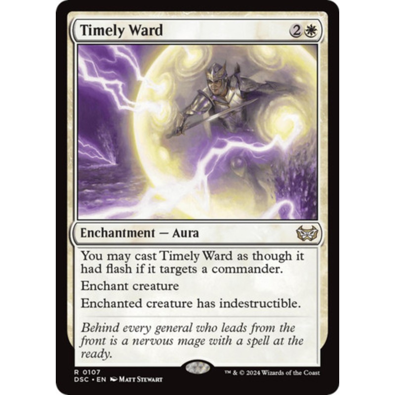 Timely Ward | Duskmourn: House of Horror Commander