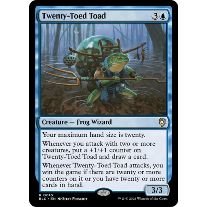Twenty-Toed Toad | Bloomburrow Commander