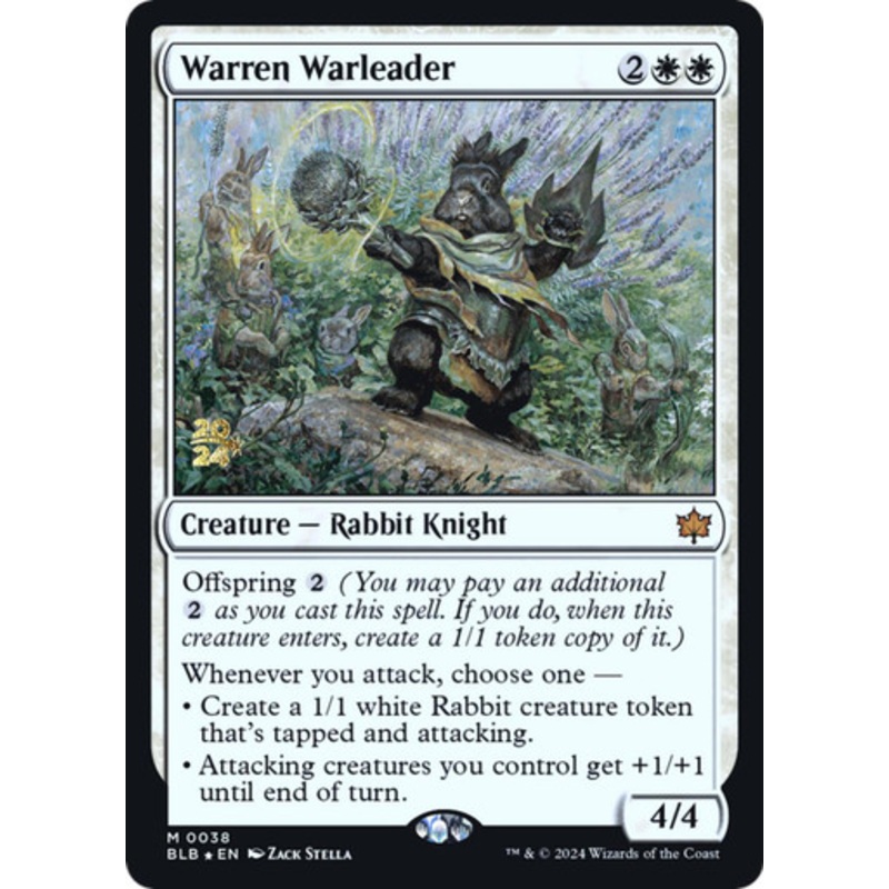 Warren Warleader (Prerelease Foil) | Bloomburrow