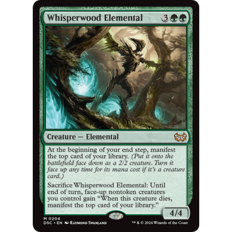 Whisperwood Elemental | Duskmourn: House of Horror Commander