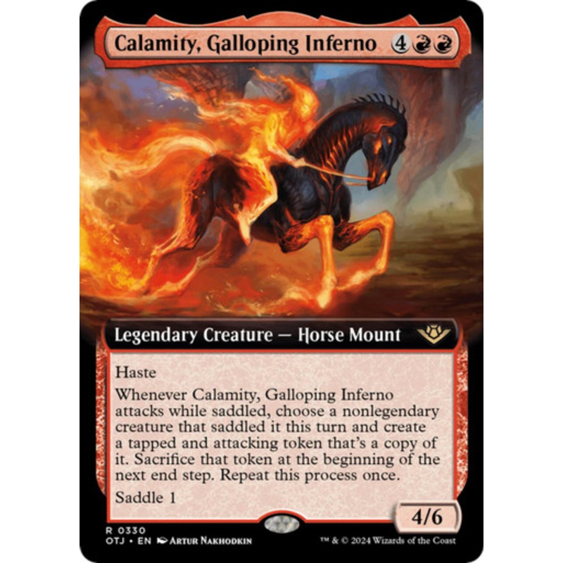 Calamity, Galloping Inferno (Extended Art) | Outlaws of Thunder Junction
