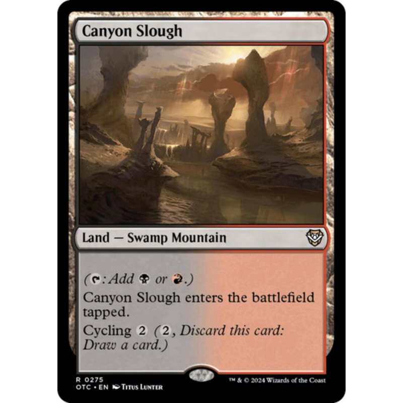 Canyon Slough | Outlaws of Thunder Junction Commander