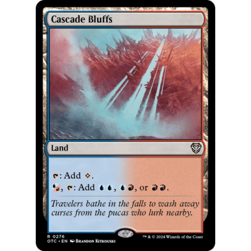 Cascade Bluffs | Outlaws of Thunder Junction Commander