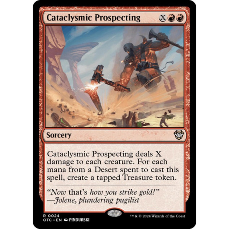 Cataclysmic Prospecting | Outlaws of Thunder Junction Commander