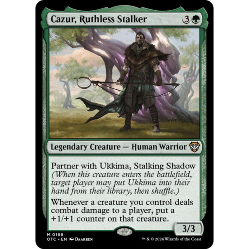 Cazur, Ruthless Stalker | Outlaws of Thunder Junction Commander