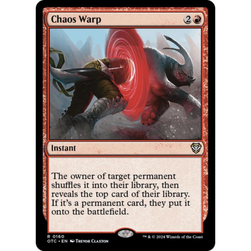 Chaos Warp | Outlaws of Thunder Junction Commander