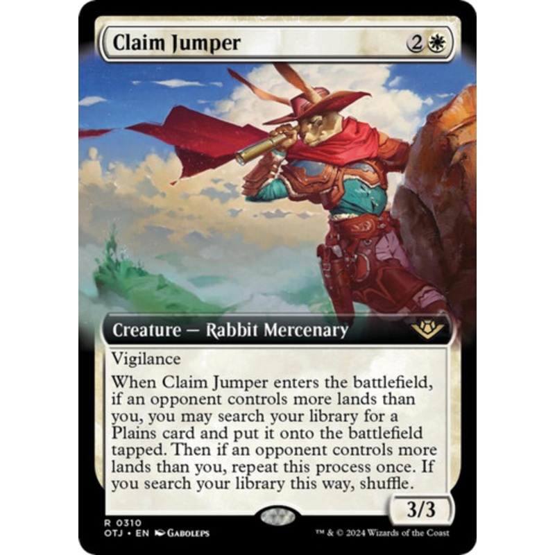 Claim Jumper (Extended Art) | Outlaws of Thunder Junction