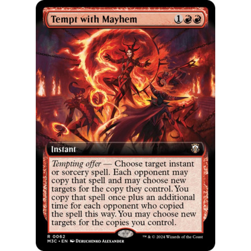 Tempt with Mayhem (Extended Art) | Modern Horizons 3 Commander
